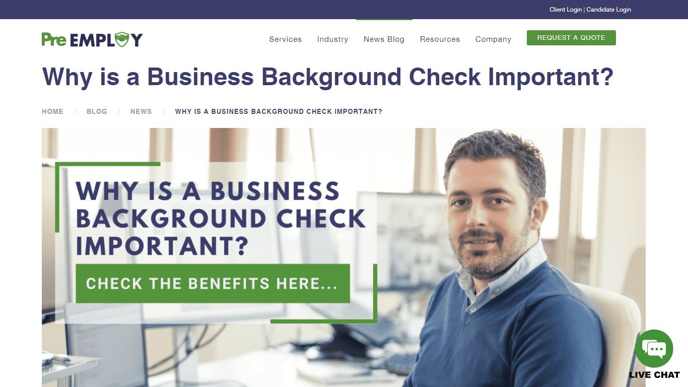 Why is a Business Background Check Important? - Pre-Employ